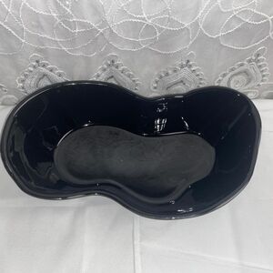 Antique Japanese Flower Vase, Porcelain Ikebana, Center Bowl, Bonsai Bowl, Large